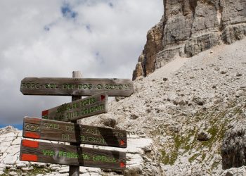 panneaux de haute montagne