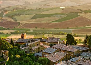 vue de village de montagne